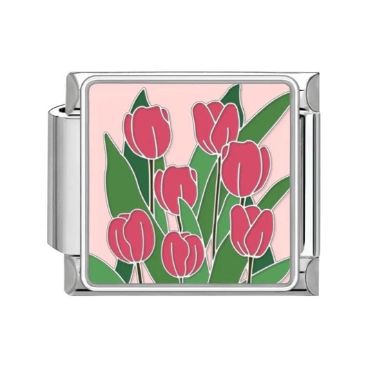 Charm Tulipan Rosa