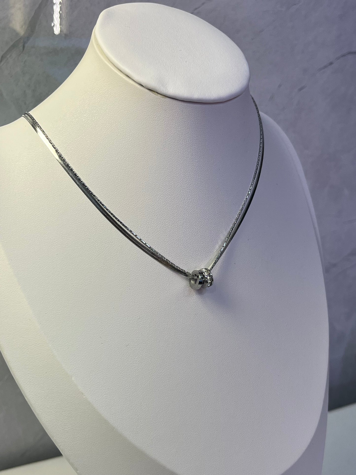 Collar Roma Lisa Plata