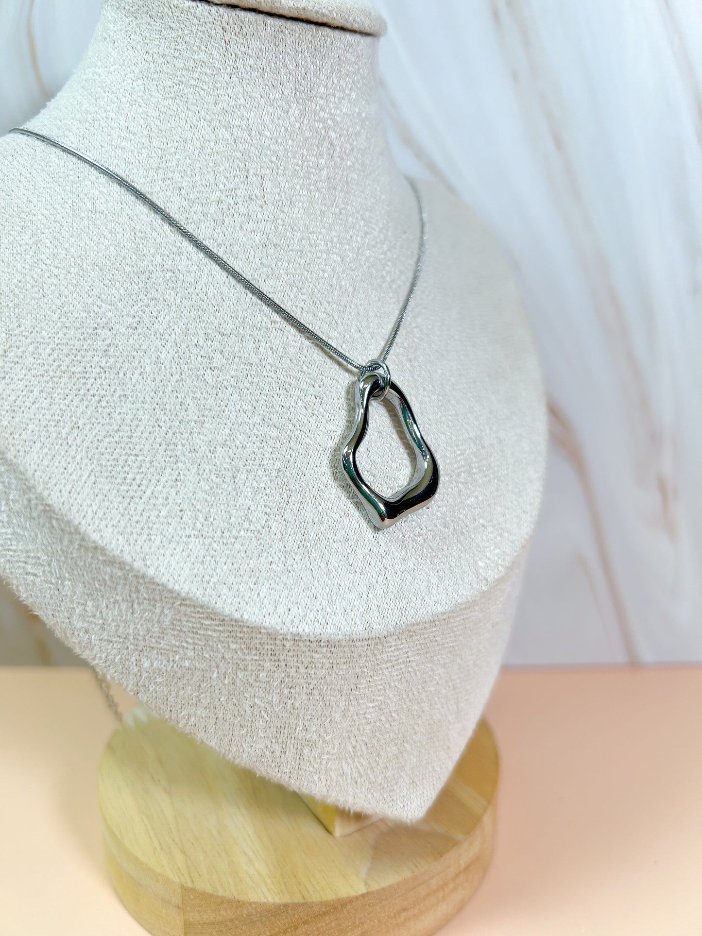 Collar Olivia silver