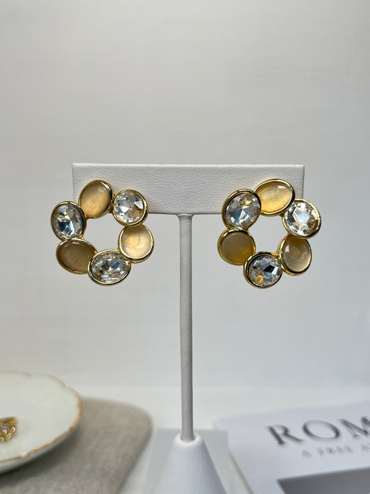 Aretes Donna Blanco