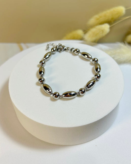 Pulsera Bubble Bali Plata
