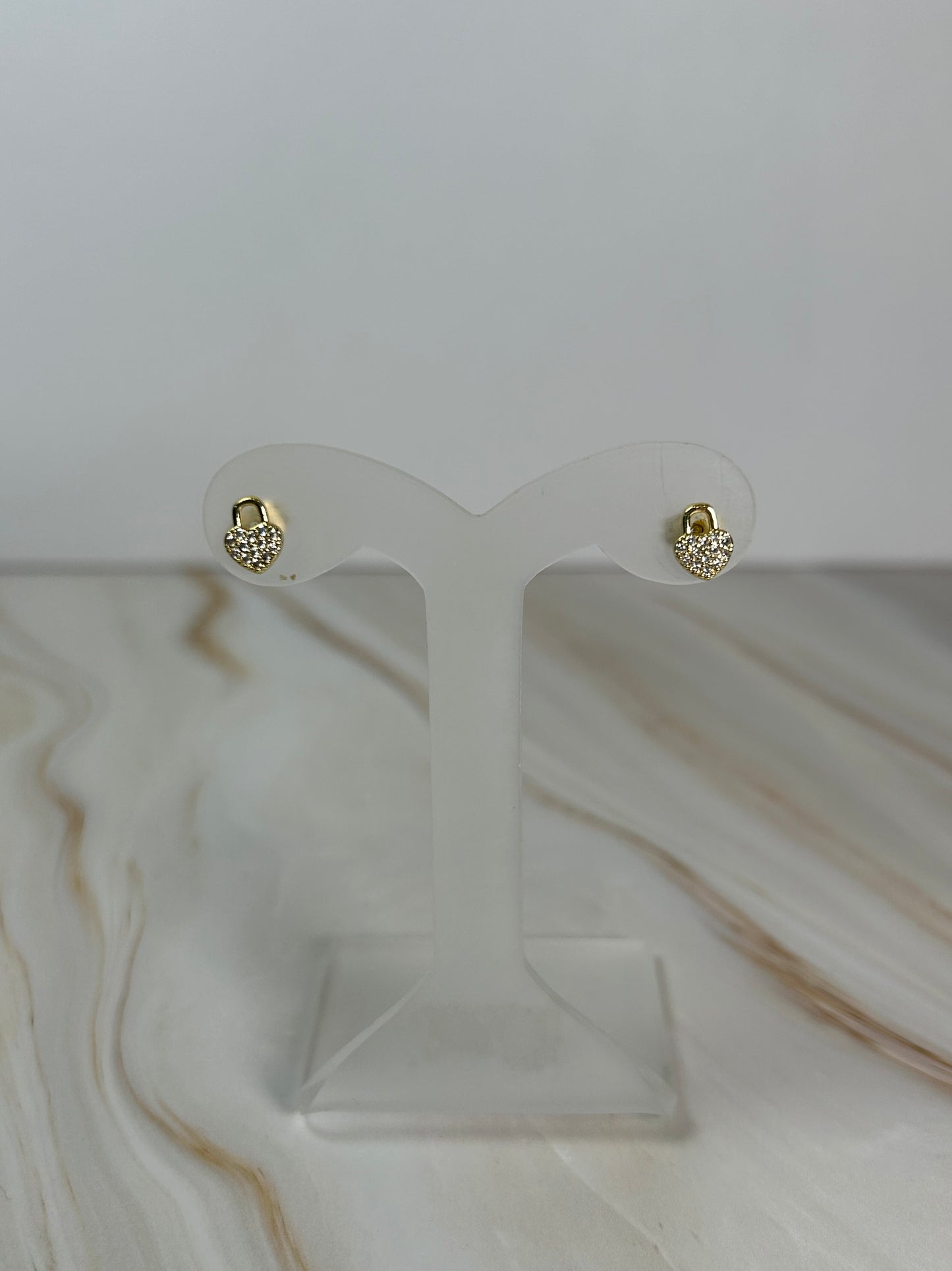 Aretes corazón herradura