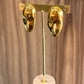 Aretes visaje dorado