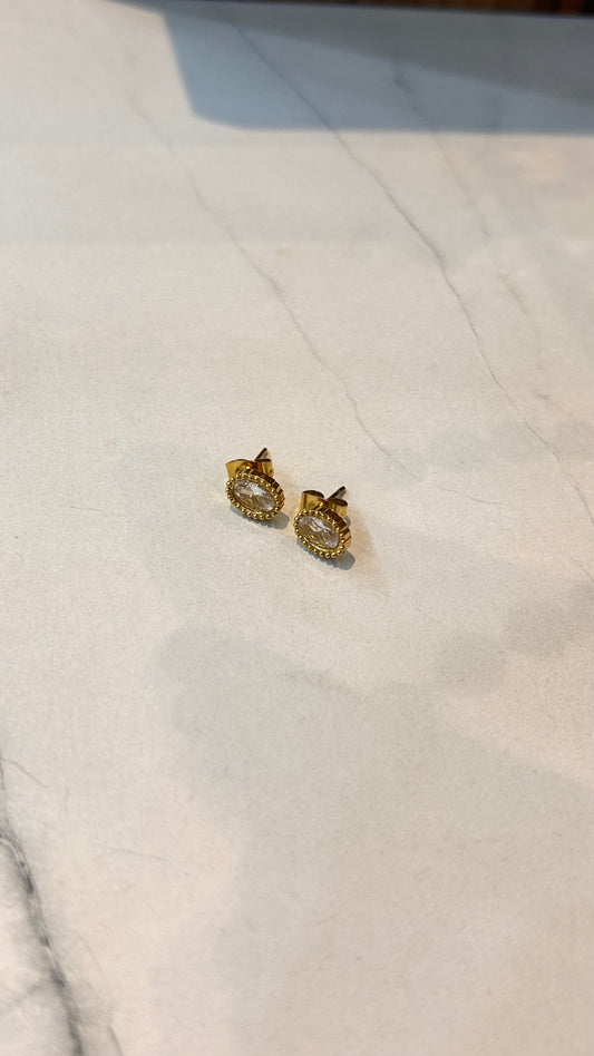 Aretes mini oval