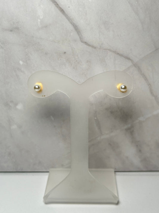 Aretes pearl mini golden