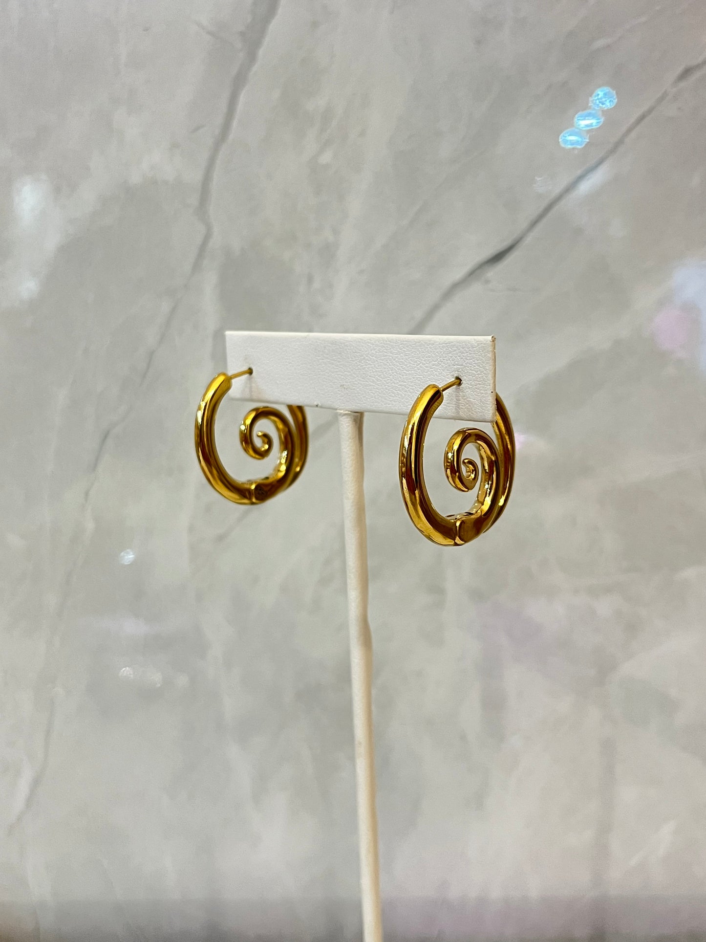 Aretes Espiral Gold