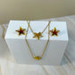 Collar, Aretes & Pulsera Star