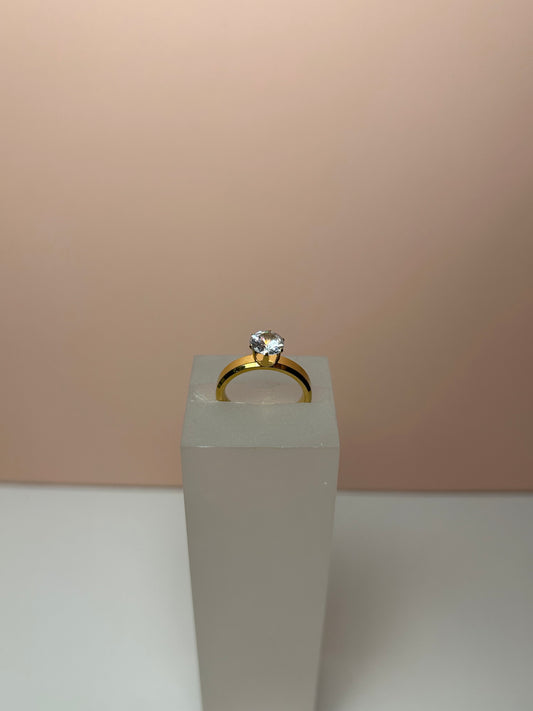 Anillo cristal elegante