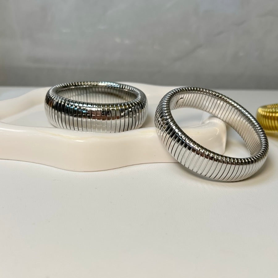 Pulsera snake med plata