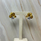 Aretes flor brillante