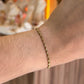 pulsera entorchada mini dorado