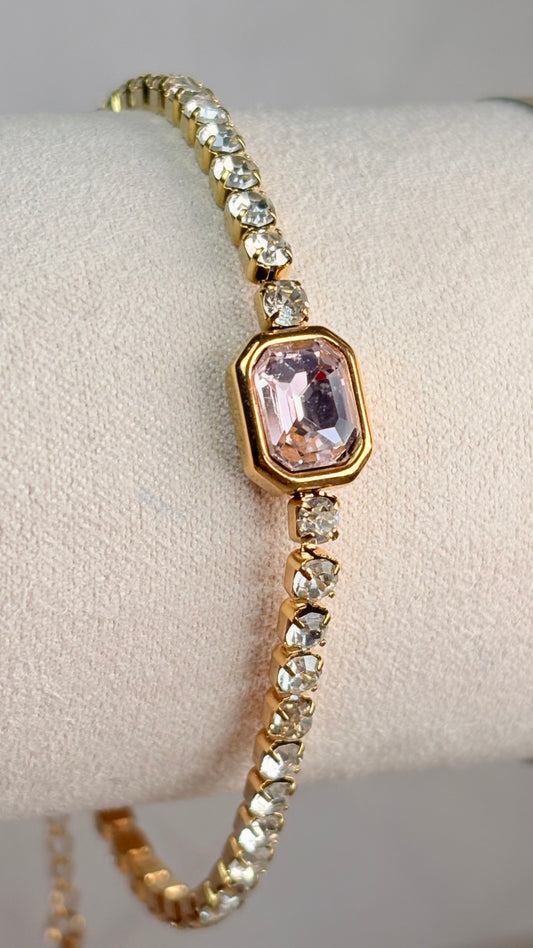 pulsera blim blim rosa
