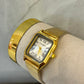 Reloj cuadrado mini casio dorado