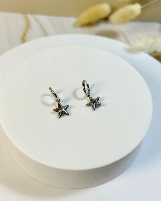 Hoops Estrella Mini Plata