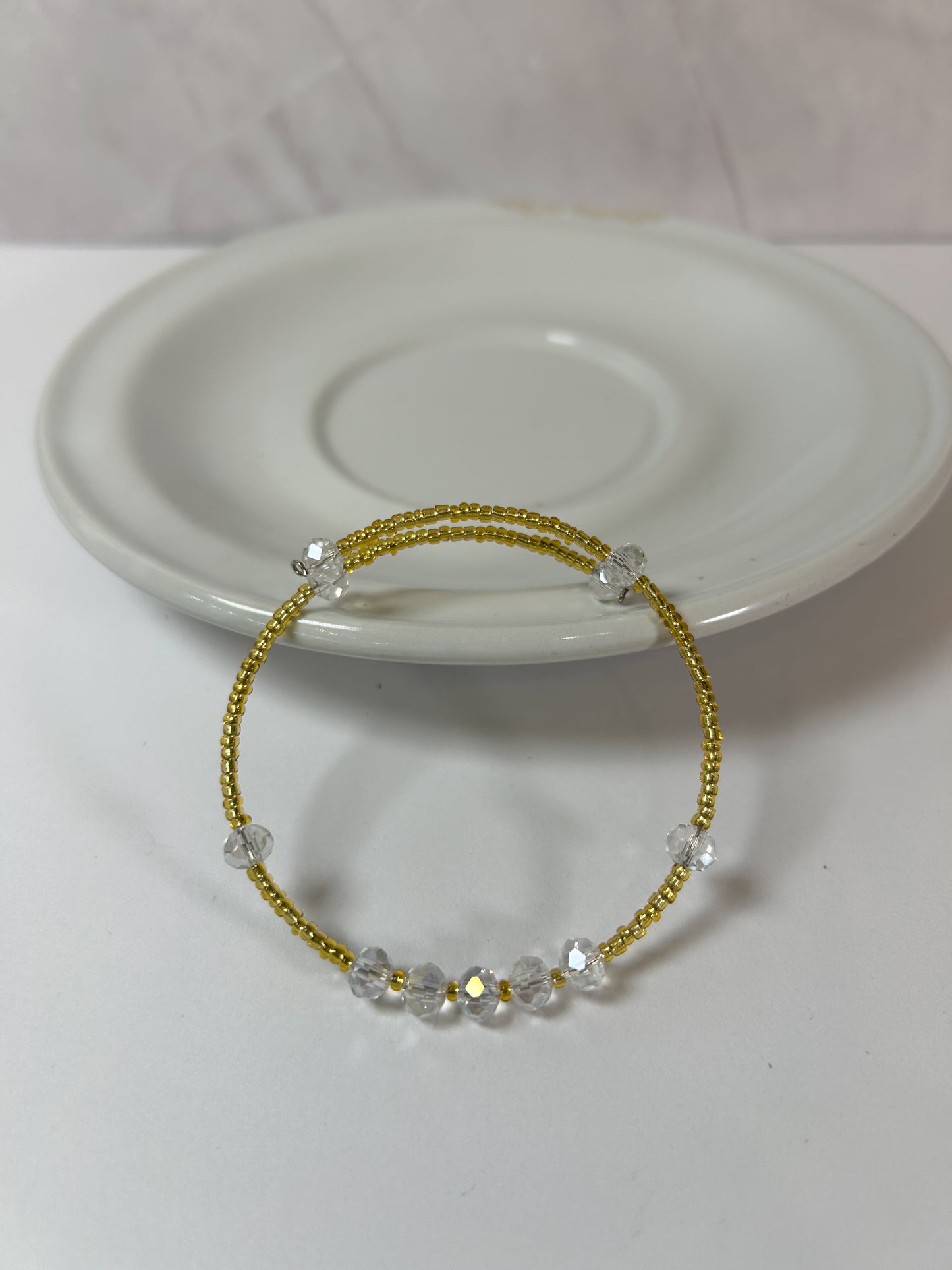 Pulsera stone blanco