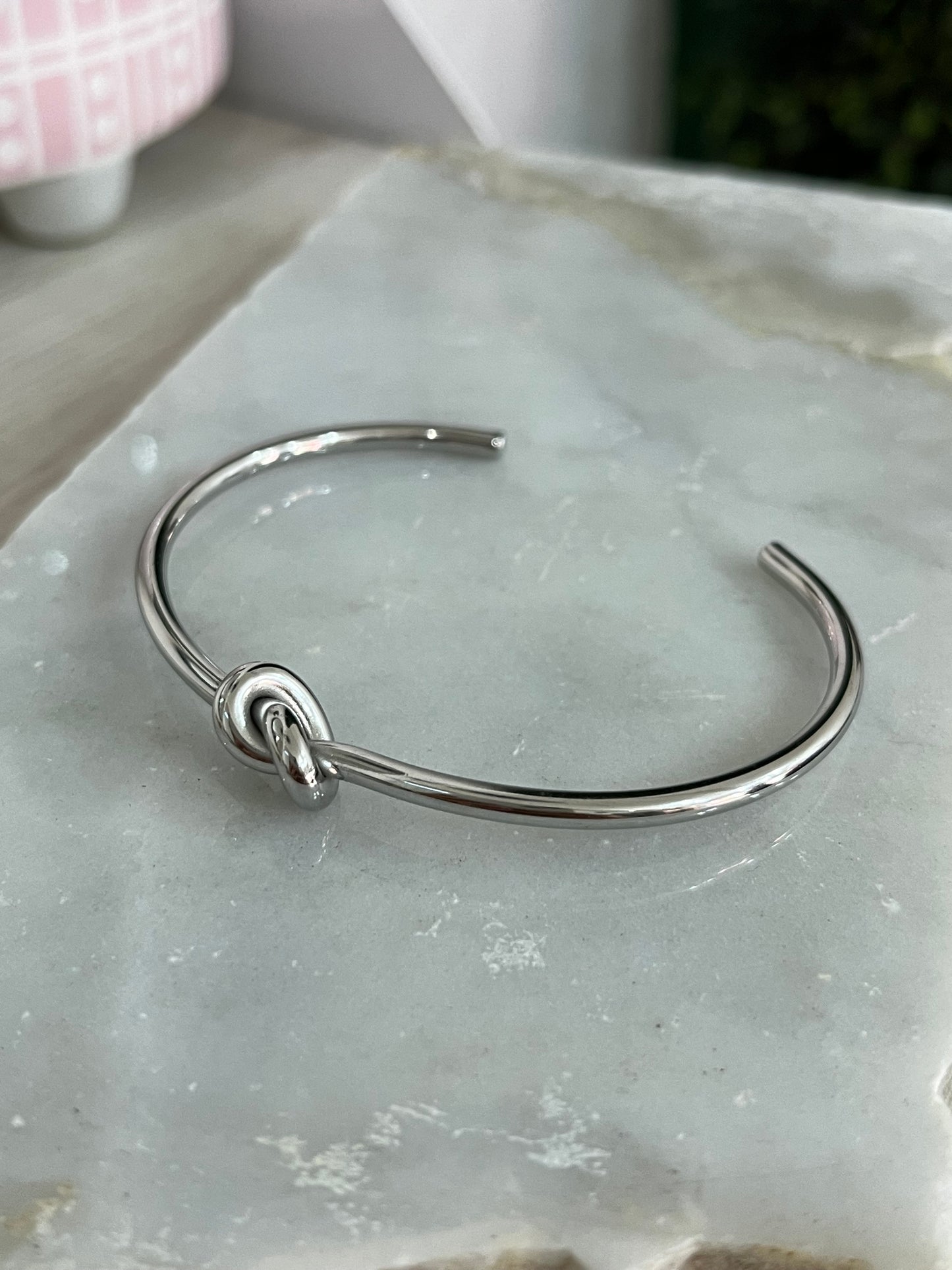 Brazalete Nudo Plata