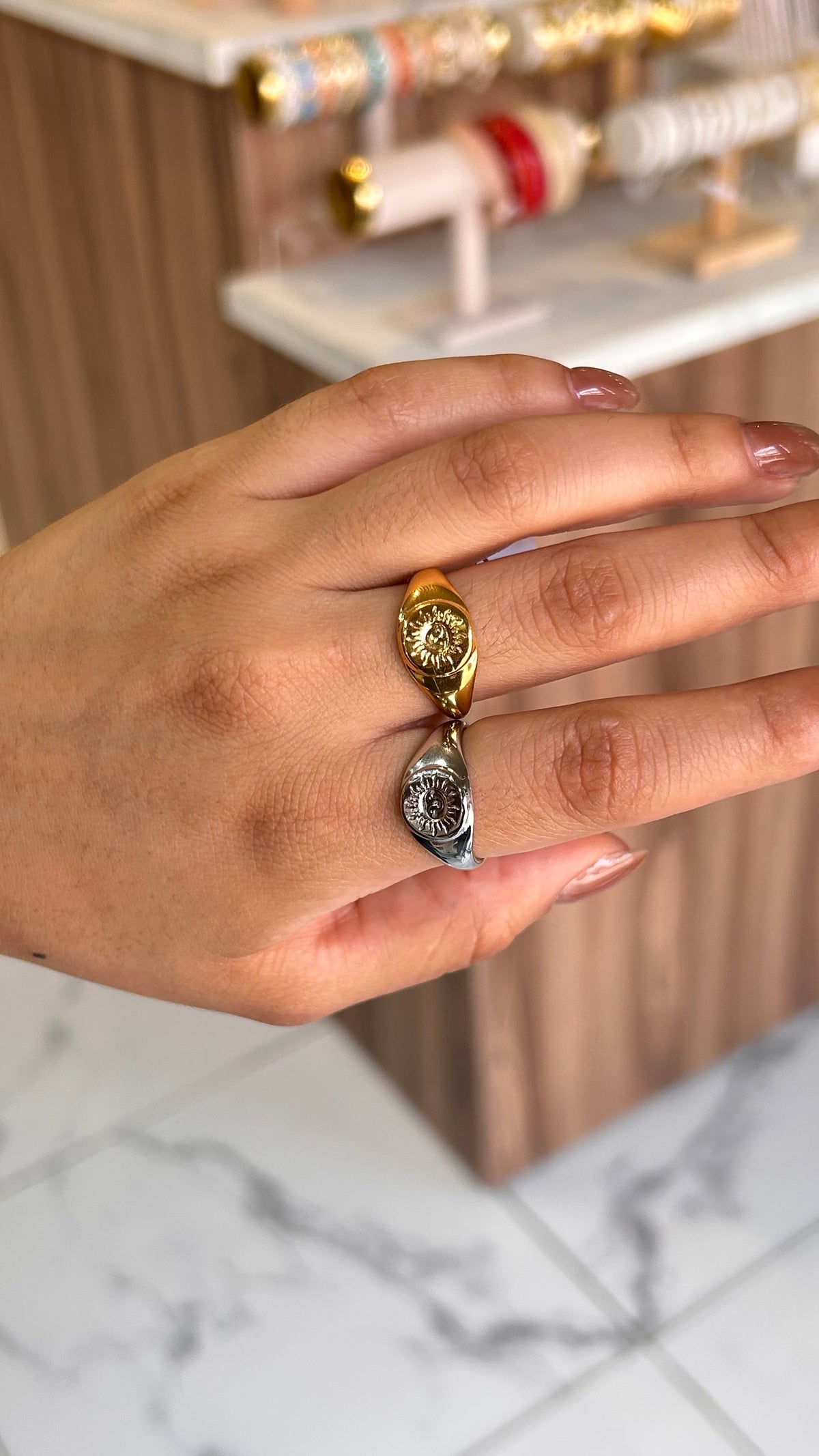 Anillo Sol Dorado