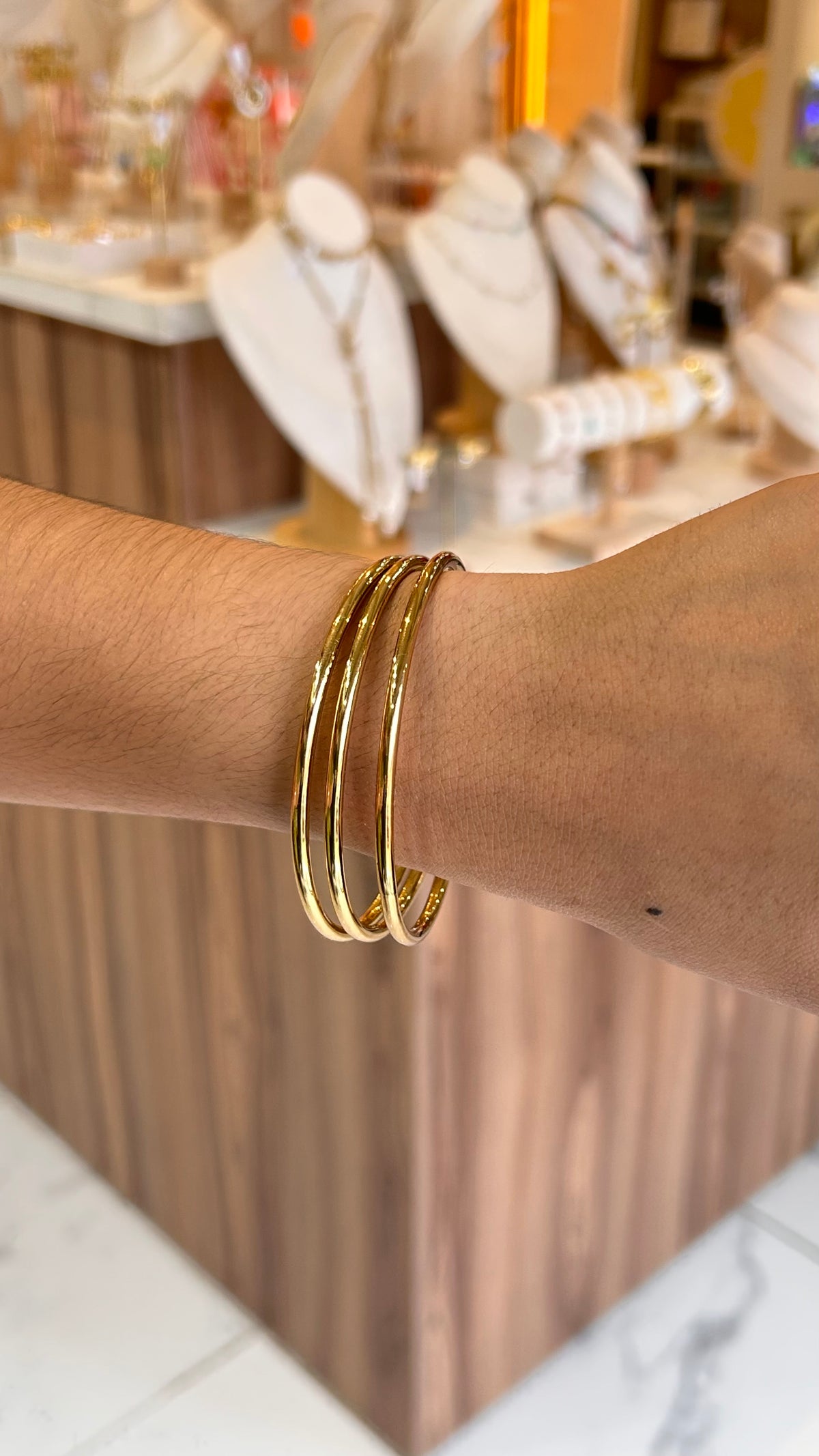 pulseras trio basico liso