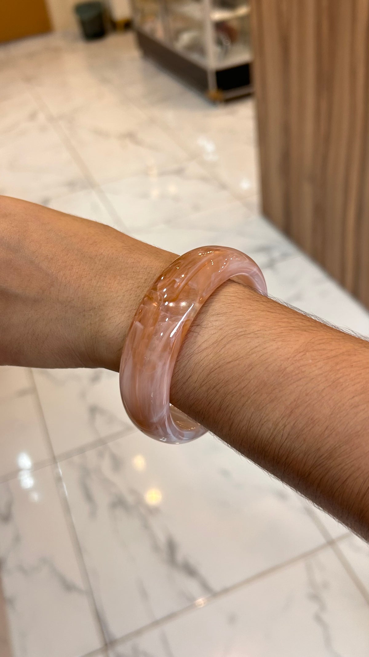 pulsera acrilica nude