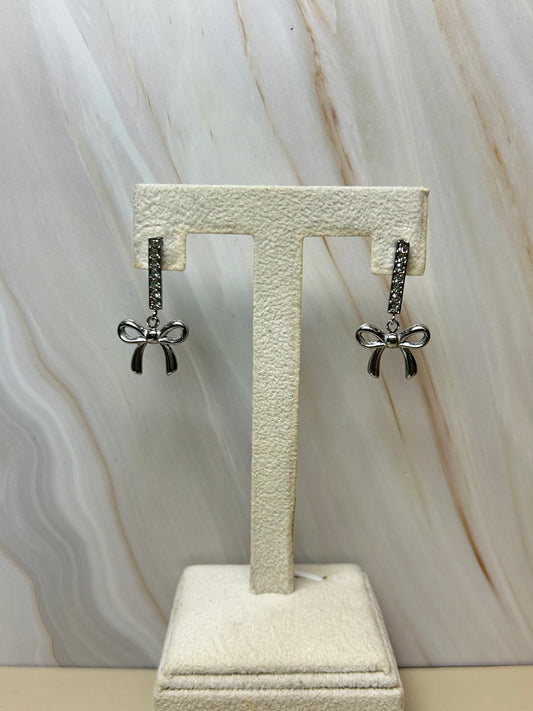 Aretes coquette silver