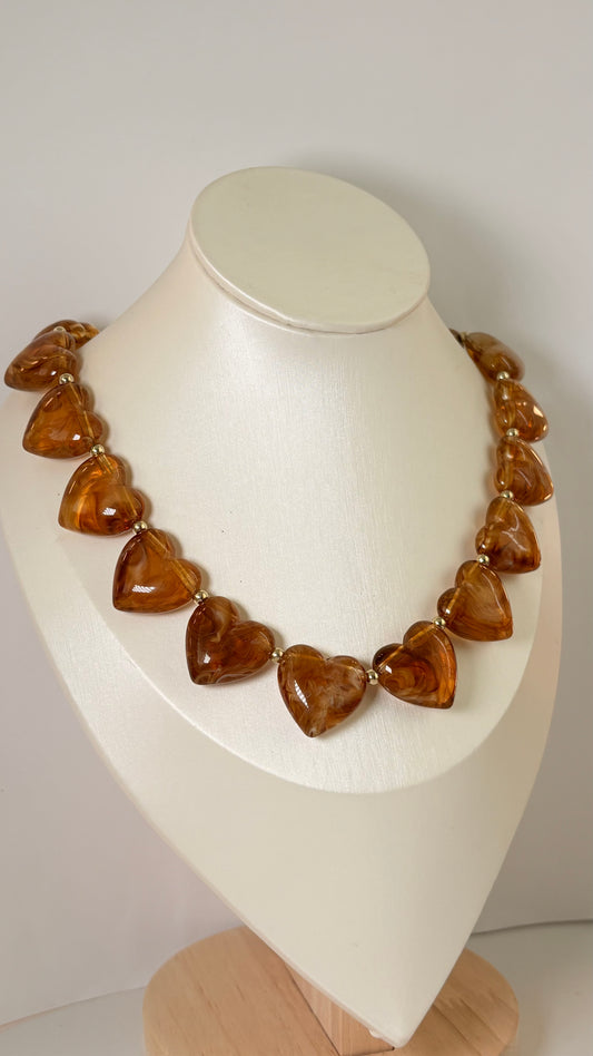 Collar, Aretes & Pulsera Jade Heart