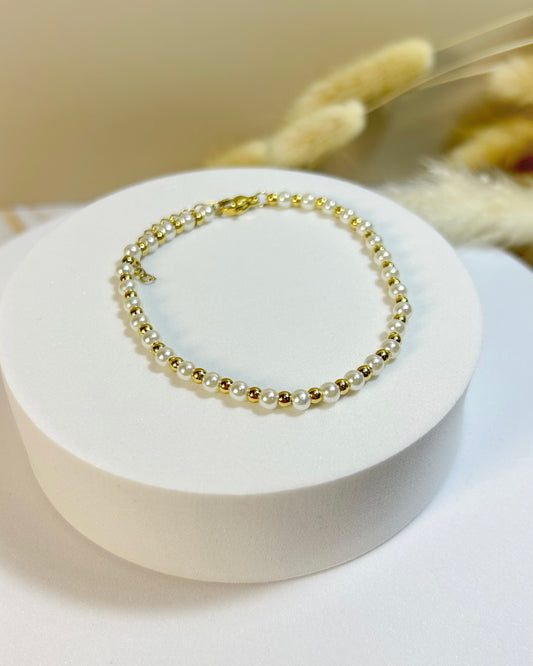 Pulsera Mini Pearls Gold