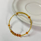 Pulsera Orange pearls