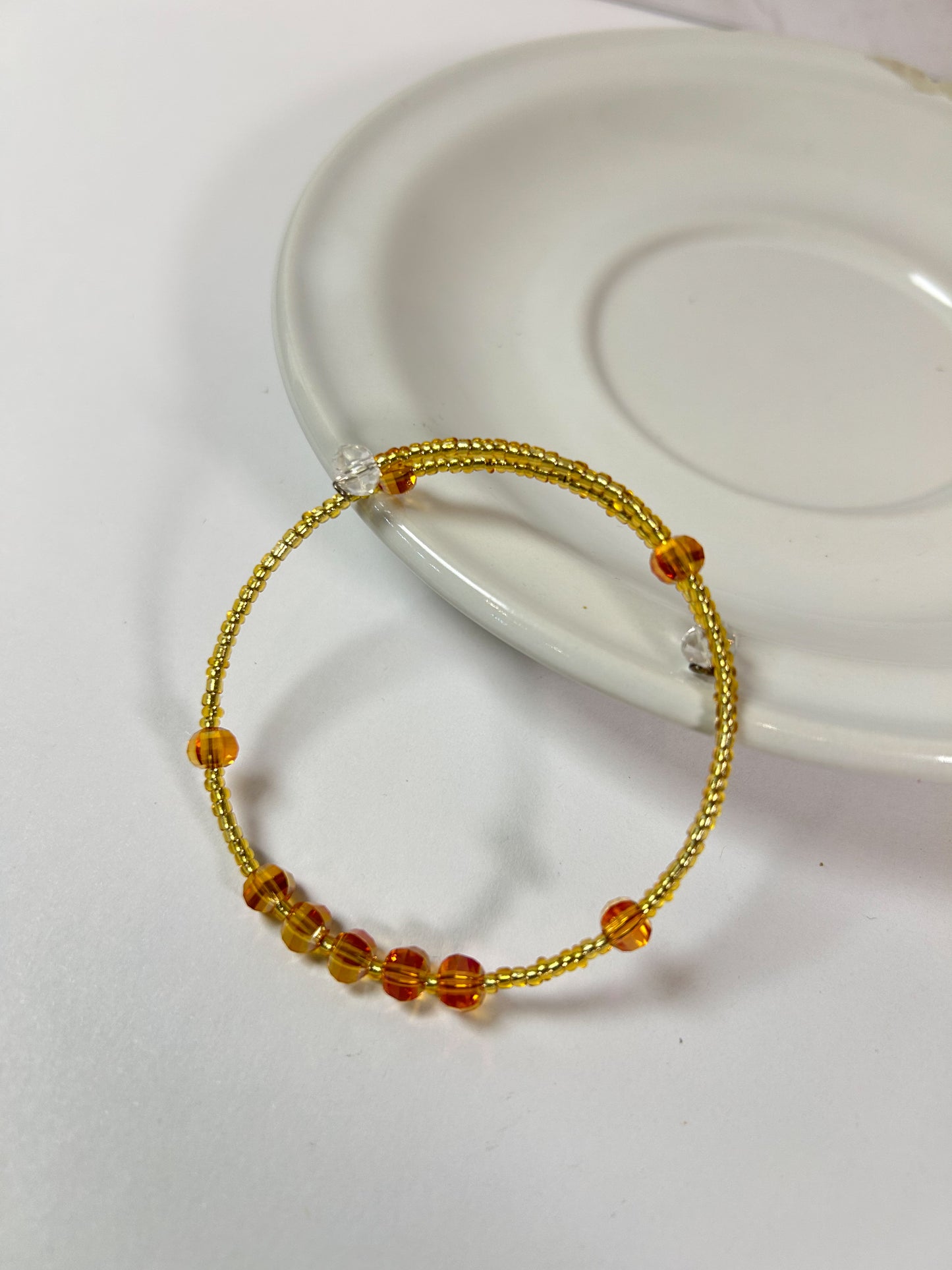 Pulsera Orange pearls