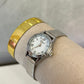 Reloj circular mini plata