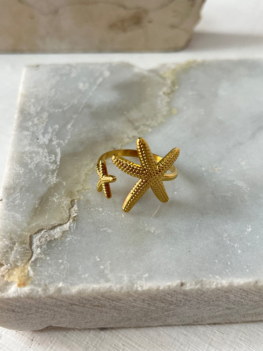 Anillo Double Starfish