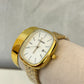 Reloj cuadrado casio dorado