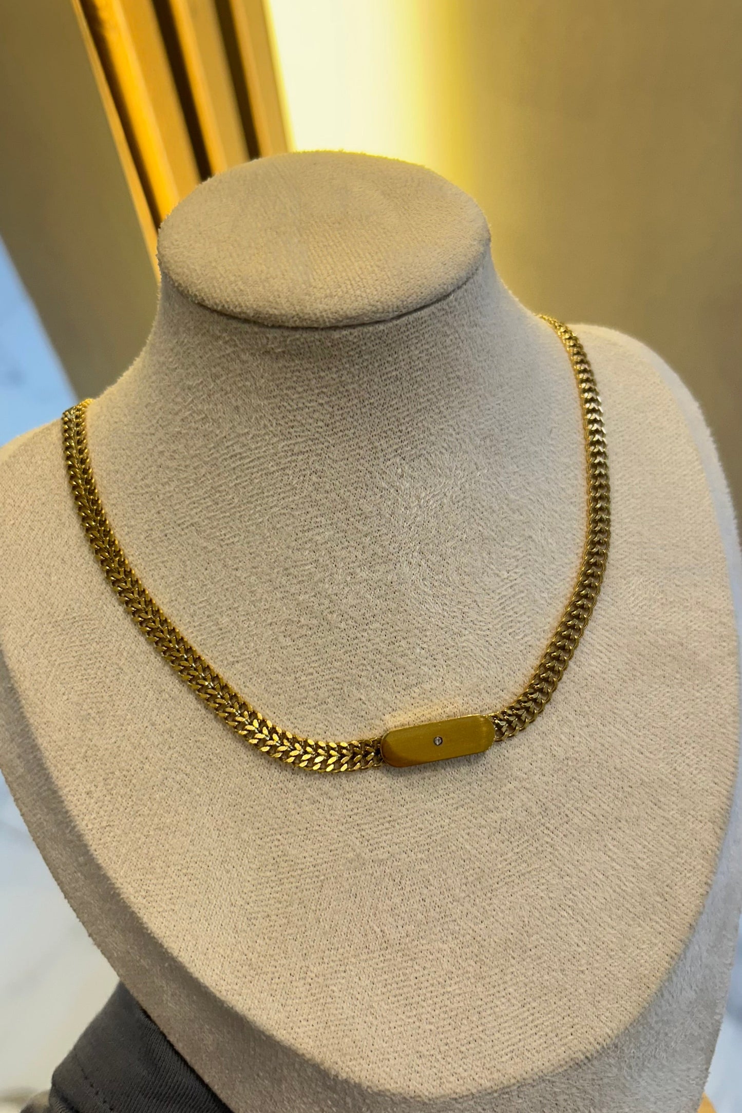 Collar Placa Diamond