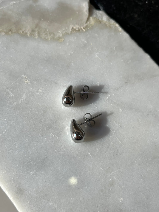 Aretes Tear Silver