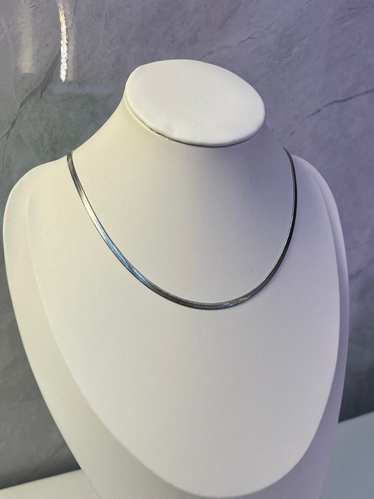 Cadena Lisa Mini Plata