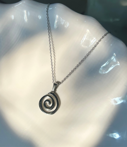 Collar Espiral Plata