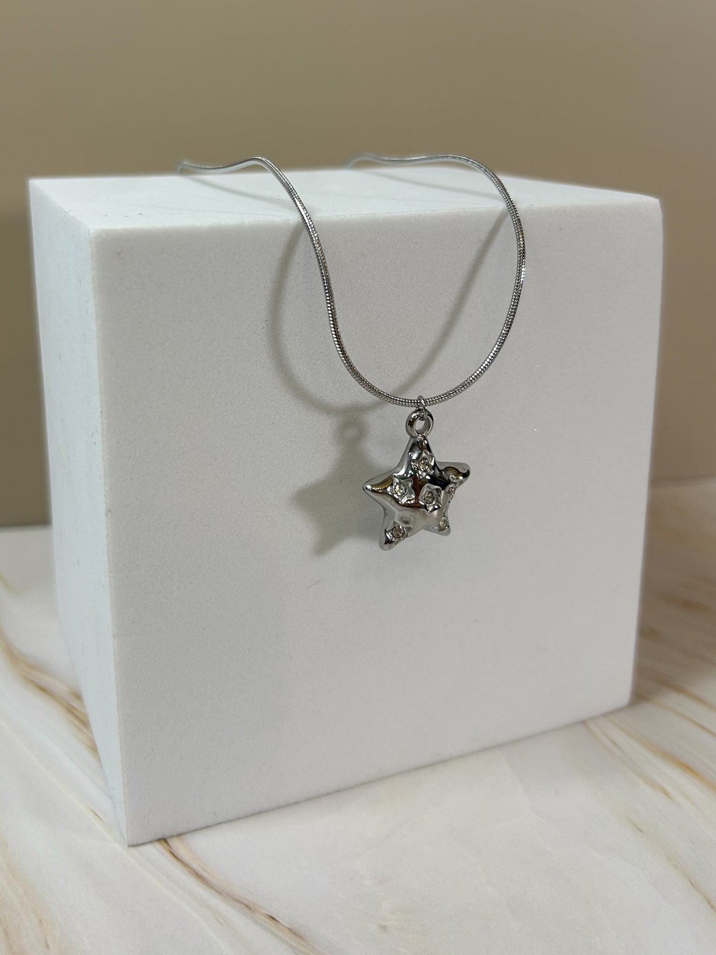 Collar Rockstar plata