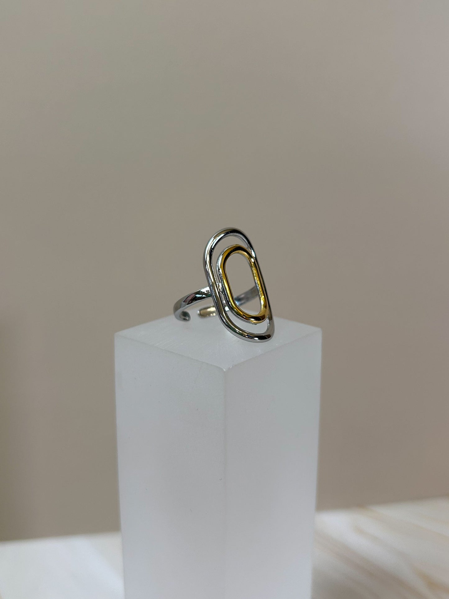 Anillo Tesoro bicolor