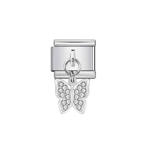 Charm Butterfly Plata