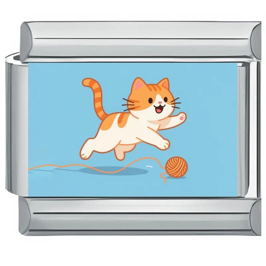 Charm Cat & Ball