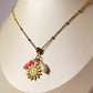 Collar sol charm dorado