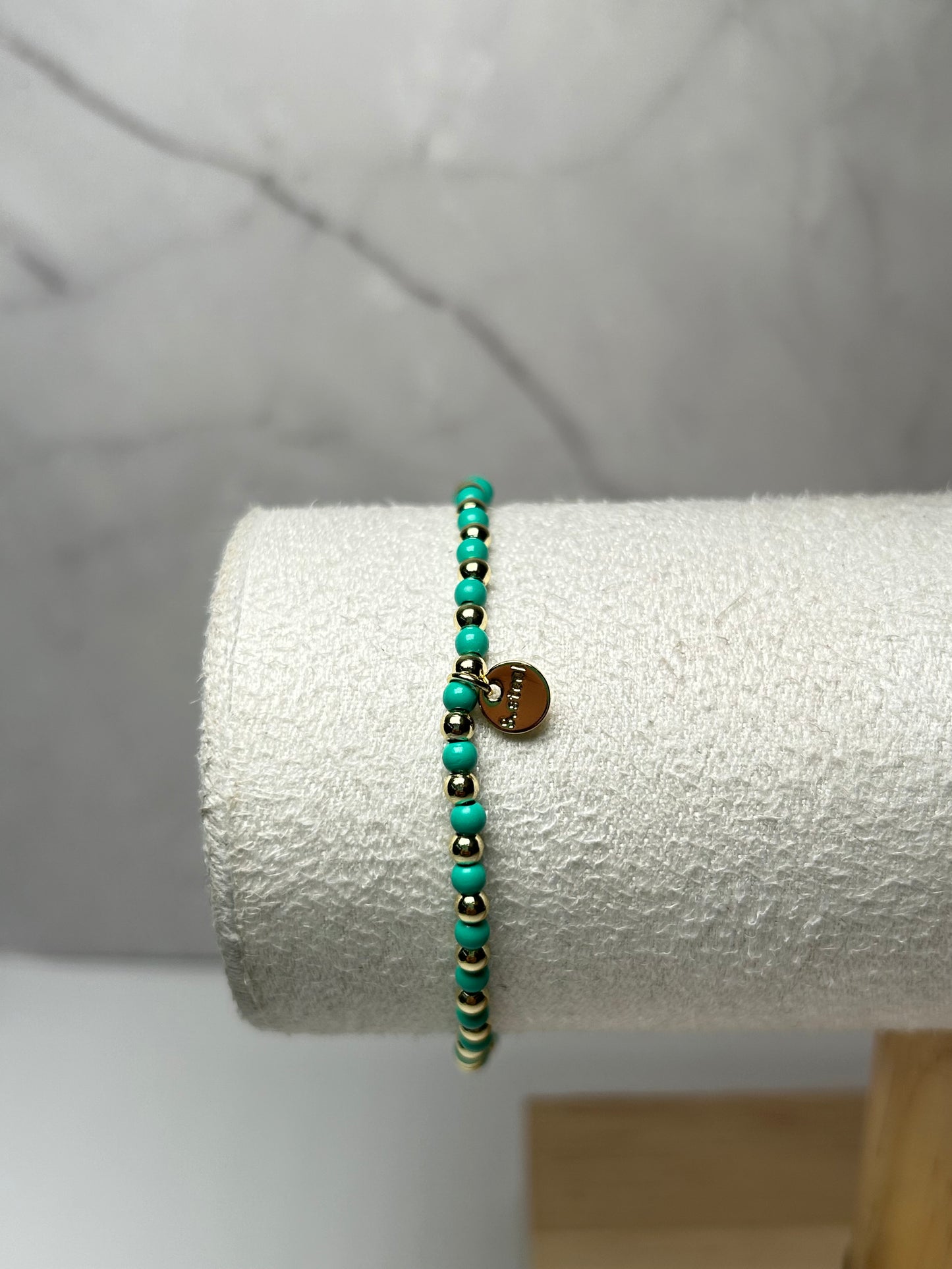 Pulsera bolitas green