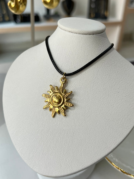 Collar Caucho Sun