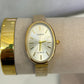 Reloj ovalado casio dorado