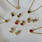 Aretes VC rojo mini
