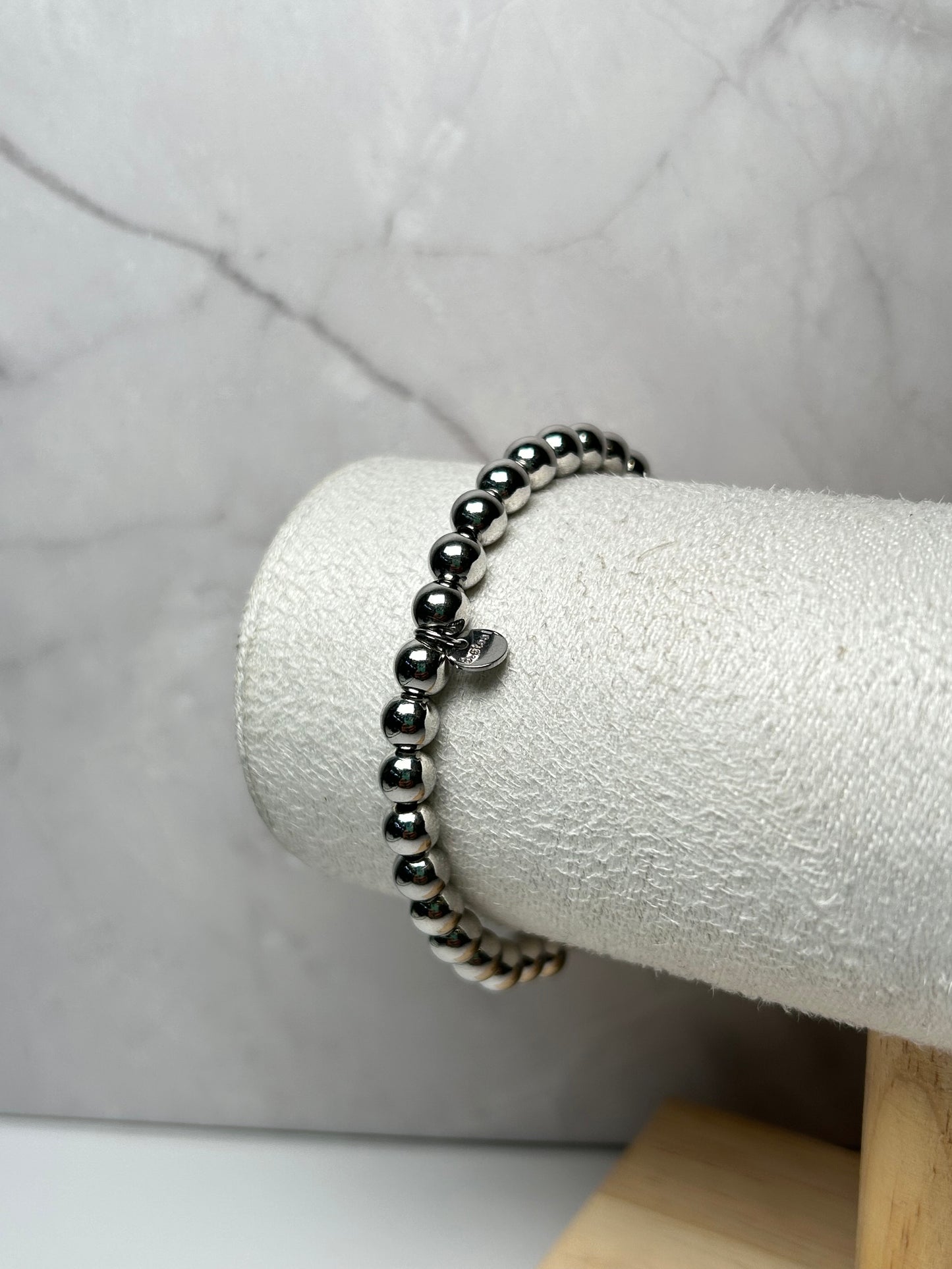 Pulsera bolitas silver