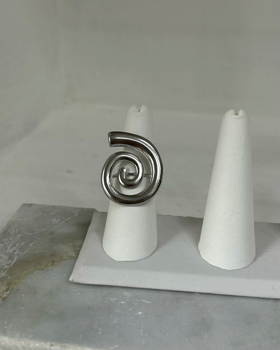 Anillo Espiral Plata