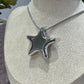 Collar Estrella Xl Globo Plata