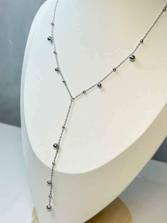 Collar Corbatero Bali Plata