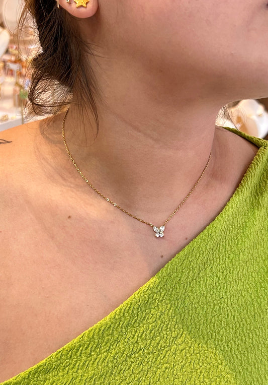 Collar mariposa mini