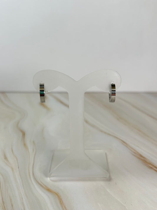 Argollas circular plata